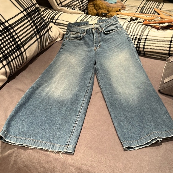 C/E by current/Elliott super wide leg jeans size 26 - Picture 1 of 3